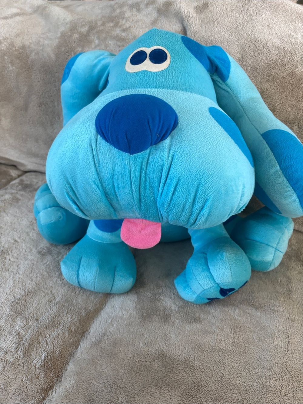 Talking 1998 Blues Clues plush 15” dog WORKS